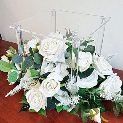 China Pillars Flower Stands Bouquet Decorations Wedding Centerpiece Vase Wedding Eco-friendly Acrylic Wedding Event Party Decoration for sale