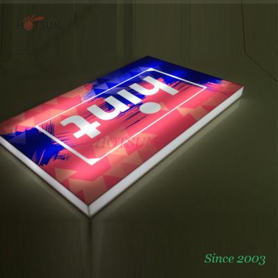 China LED Signage LED Light Box Acrylic Sign Acrylic Lighting Up for sale