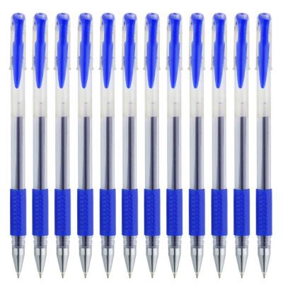 China 10pc Normal Blue 0.5 Precision Bullets Do Not Fade For European Standard Long Gel Pens for sale