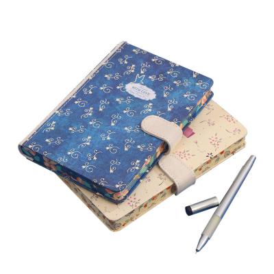 China Factory Price Affordable Quilting A5 Line Notebook Journal Loose Leaf Paper Notebook Quilting Notebook for sale