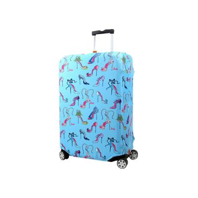 China Package 2021 First Rate Custom Suitcase Cover Luggage Printing Luggage Cover Protector Spandex for sale