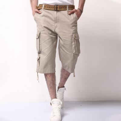 China Mens Breathable Cargo Shorts Summer Cotton Outdoor Casual Multi Pockets Pants for sale