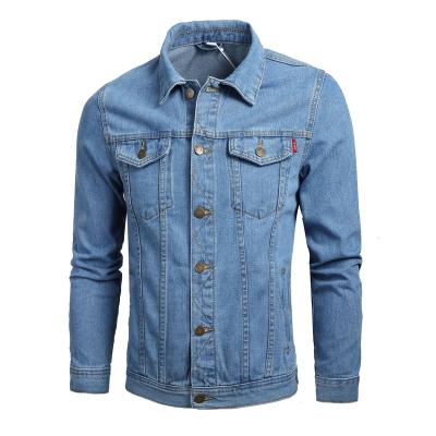 China Cheap OEM Wholesale Men's Slim Clothing Denim Jacket Custom Men's Spandex Plain Breathable Waterproof Casual Windproof Softshell Jacket for sale