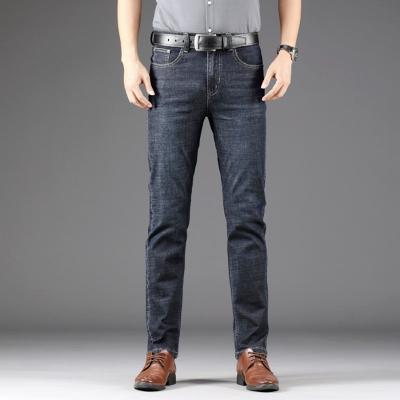 China High Quality Cotton Breathable Straight Slim Classic Leg Men's Denim Pants Wholesale for sale