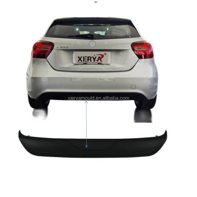 China PP W176 hatchback rear bumper spoiler For Mercedes Benz A Class  W176 rear diffuser with  A180 A200  2015-2018 OEM1768854425 for sale