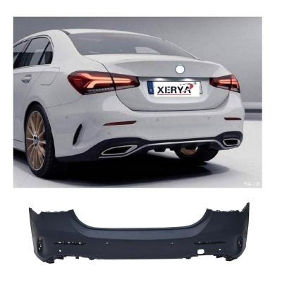 China Plastic rear bumper sport style bumper shell  for Mercedes Benz A-CLASS 2019 2020 2021 2022 W177 OE NO. 1778800002 for sale