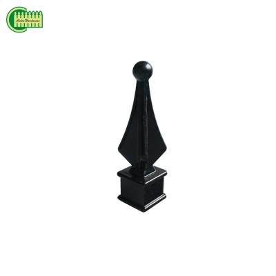 China Easily assembled metal spear point, aluminum fence spearhead, decorative metal finials for gates for sale