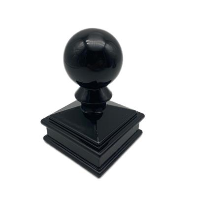 China Easily Assembled Ornamental Fence Post Ball Cover Post Cover For Wooden Post for sale