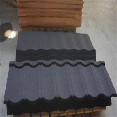 China /industrial zinc coated alu-zinc coated stone chip coated color steel roof tile for UK market for sale