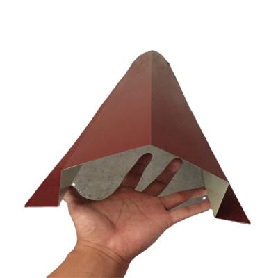 China Roof Materials Galvanized Roof Accessories Color Ridge Capping For Congo Market for sale