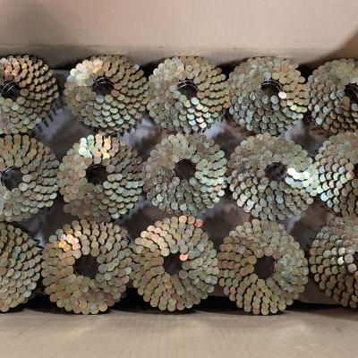 China Flat Cheap Price Electro Galvanized Coil Roofing Nails For USA for sale