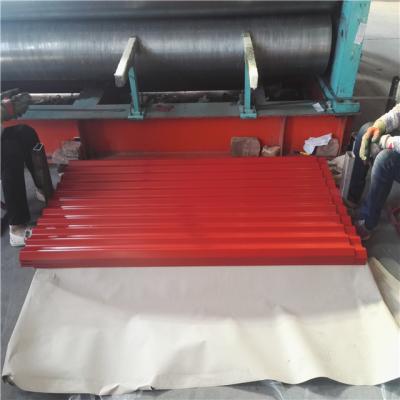 China PPGI Industrial Corrugated Roofing Sheet Loaded With Light Cargo (PVC Pipe) To Save Sea Freight for sale