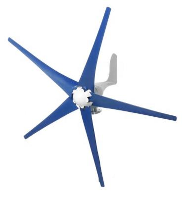 China Best Quality 400w 600W 1000W Home Camping Wind Turbine Generator Wind Mill 12v 24V Wind Shaft Horizontal Turbine 5 Blades for sale