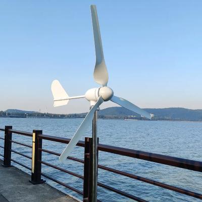 China Wind turbine generator 400w 3 or 5 blades S3 series 12v 24v 48v wind generators and windmill with MPPT controller free CE OULAN-WT-008 for sale