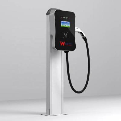 China Home Manufacturer Ocpp Mennekes Use EV Charger Factory Type 2 32a 3 Phase 7kw 22kw Wallbox EV Charging Station Fast Electric Car Charger for sale