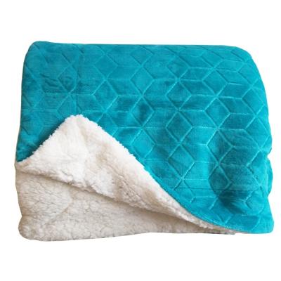 China Anti-pilling flannel blanket, 3D blanket for sale