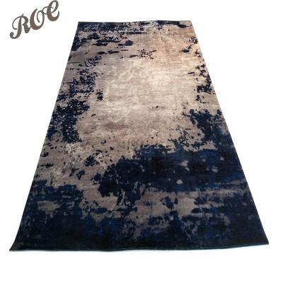 China Non-slip Printed Artificial Silk Floor Carpet Blanket for sale