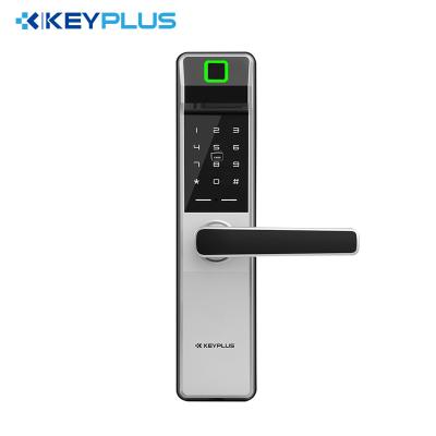 China Download Records Smart Digital Wifi Smart Mobile APP Door Lock Key Card Access Electronic Fingerprint Door Locks for sale