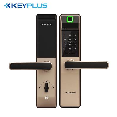 China WiFi TT Smart Lock Tuya Door Locks Fingerprint Residence Digital Electronic Door Lock Download Records for sale