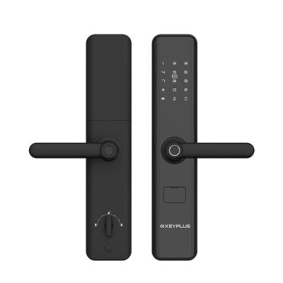 China Airbnb Electronic Fingerprint Room/Apartment/Door Lock/Office Campus Household Black Digital Password Wifi Tooth Phone Commercial Blue App for sale