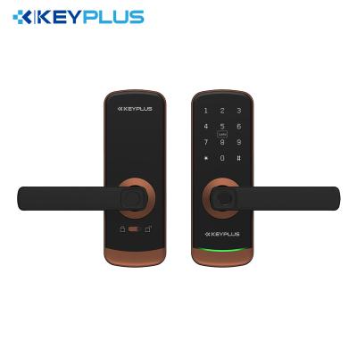 China Household Smart Home Aluminum Alloy Security Electronic Locks Full Function Password Fingerprint Smart Lock for sale