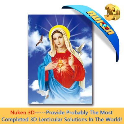 China 3d Printing God Cards / 3d Lenticular Plastic Image for sale