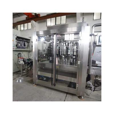 China Capacity 500-5000ml Production Line Food Hot Filling Automatic Moving Servo Filling Machine for sale