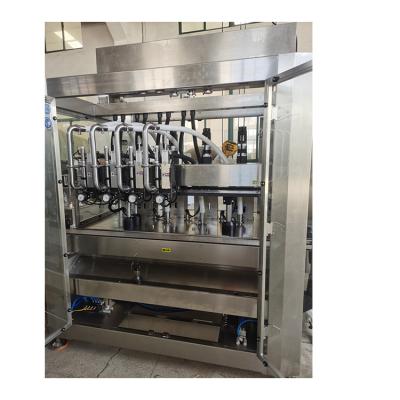 China Automatic Moving Capacity 500-5000ml Food Hot Filling Servo Filling Machine for sale