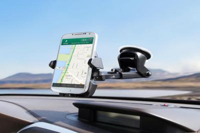 China Universal Car Windshield / Car Dashboard Phone Holder With Suction Cup for sale