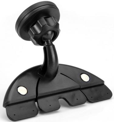 China Black ABS Magnetic Car Mount Phone Holder CD Slot for Smartphones / GPS Devices for sale