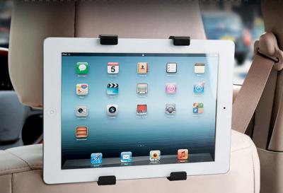 China Tenedor ajustable de Ipad del soporte de la tableta del vehículo de 360 grados para el reposacabezas del coche 7-10 pulgadas en venta