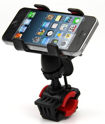 China Black Bicycle Motorcycle Bike Mount Phone Holder For IPhone 360 Degree for sale