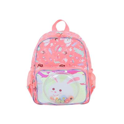 China Customized Cute Waterproof 3D Cartoon Rabbit Backpack School Bag Set For Kindergarten Children for sale