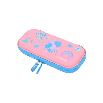 China 3D Model China Supplier Beautiful School Embossing Case Student Stationary Pencil Case For Girls for sale