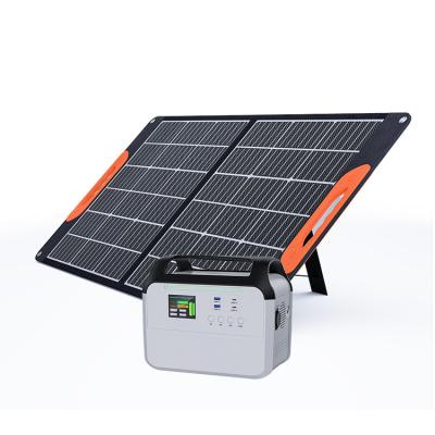 China Wholesale 1000W Solar Generator Battery Energy Storage USB System Wireless Charging Portable Power Station for sale