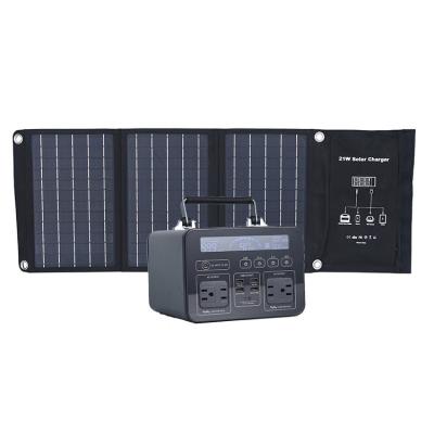 China Factory 500W 1000W Outdoor Mobile Laptop Solar Panel Wireless Charging Station Foldable Smart Power Kit for sale