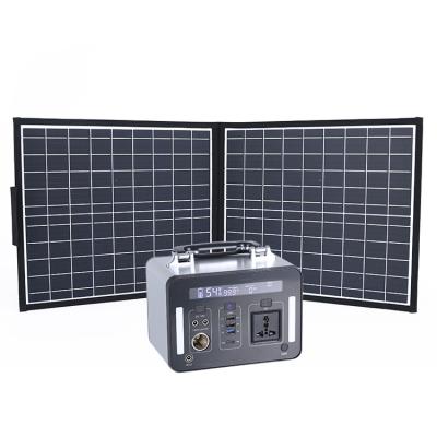 China Wholesale 300W Wireless Charging Outdoor Camping Charging Solar Panels Power Station Set Portable Charger Power Bank for sale