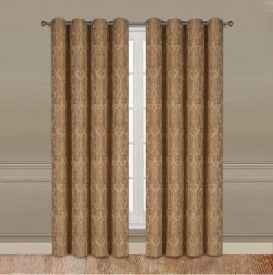 China Other 1pc Solid Color Blackout Window Curtain With 8 Grommets for sale