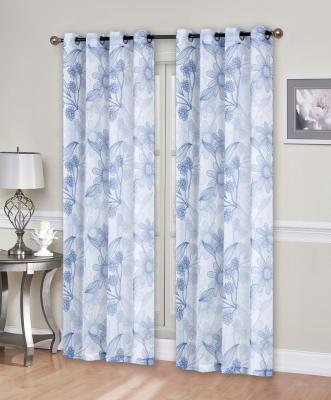 China PURE PRINTED CURTAIN PANEL in modern TROLLEY WINDOW WITH DROP for sale