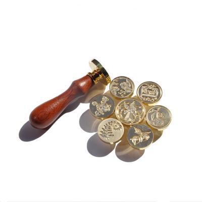 China Decoration vintage wax seal stamp set for wedding party for sale