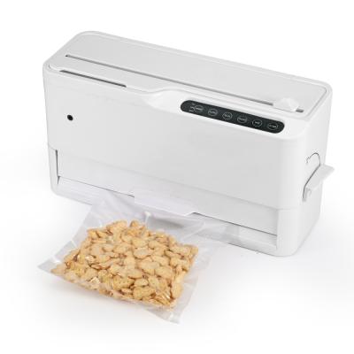 China Commercial Home Use Vacuum Sealer Machine Food Saver Vacuum Sealer With Cutter for sale