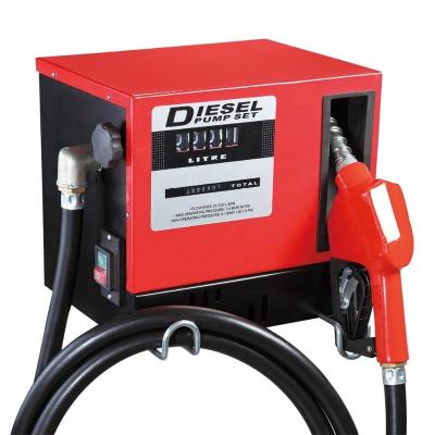 China Auto Industry AC Diesel Transfer Pump Set Fuel Dispenser With Meter 72L/min Fuel Pump Transfer Set for sale