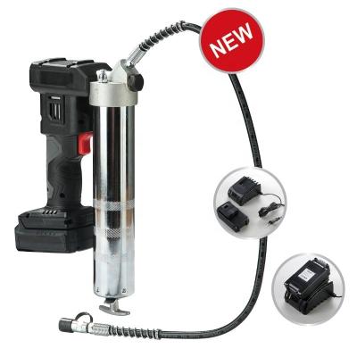 China 20V Cordless Electric Pressure Oiler Pressure Greaser with 2000mAh Battery 2000mAh Electric Grease Pump for sale