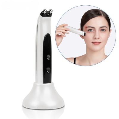 China Anti Puffiness Christmas Gifts EMS Skin Stimulate Anti Puffy Eyes Care Anti Wrinkle Eye Beauty Eye Massager for sale