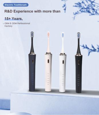 China Higher Frequency Shaking Teeth Erasers Care Rechargeable Adult Electric Toothbrush With Sonic Vibration for sale