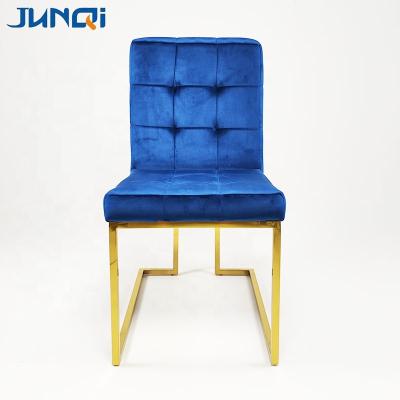 China Slipcovered Hot Sale Wholesale Dining Chair Luxury Italian Gold Dining Chairs Dining Chairs Classic Velvet for sale