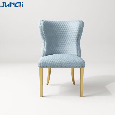 China Luxury Slipcovered Home Furniture Restaurant Chairs Gold Restaurant Chairs Porcelain Restaurant Chairs Nordic for sale