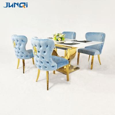 China Luxury Slipcovered Home Furniture Restaurant Chair Dining Italian Restaurant Chairs Elegant Restaurant Chair for sale