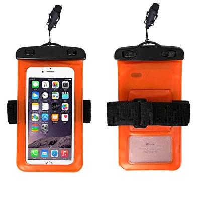 China Outdoor Accessories Hot Style PVC Touch Screen Bag Mobile Phone Waterproof Cover for sale