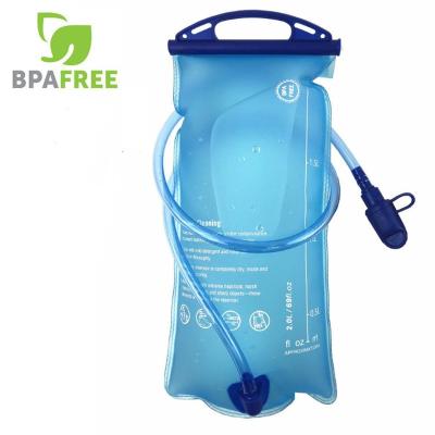 China 2021 New Design Light Weight High Quality Food Grade TPU Hydration 2L Water Bladder China Supplier for sale